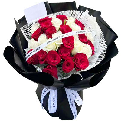 黔南28朵玫瑰花混搭，充满爱的温暖